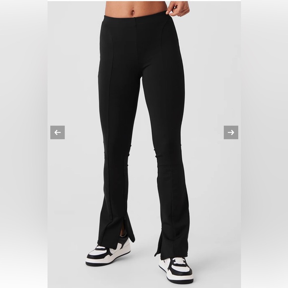 NWT ALO YOGA High-Waist 7/8 Zip It Flare Legging - Picture 3 of 7
